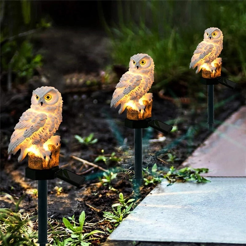 Solar LED Lights Garden Animal Lamps