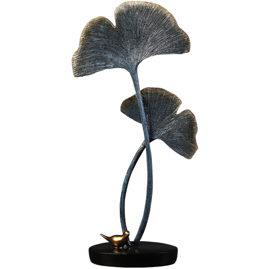 Ginkgo Leaf Statue - GlamTron