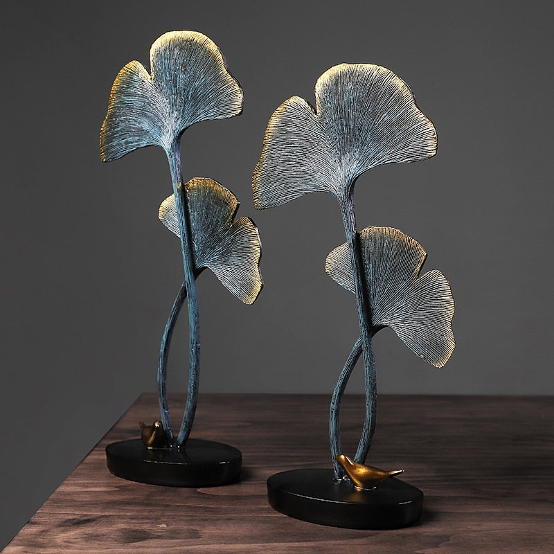 Ginkgo Leaf Statue - GlamTron