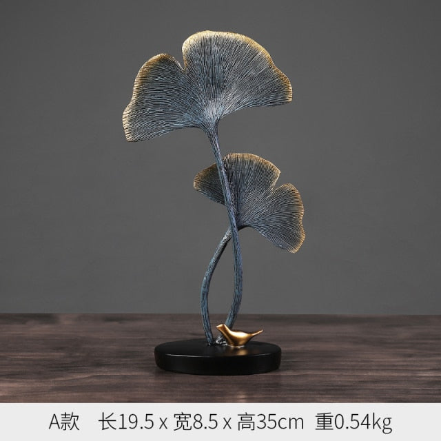 Ginkgo Leaf Statue - GlamTron