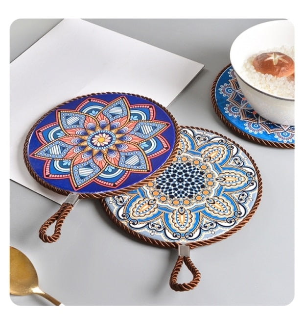 Bohemian Ceramic Coaster - GlamTron
