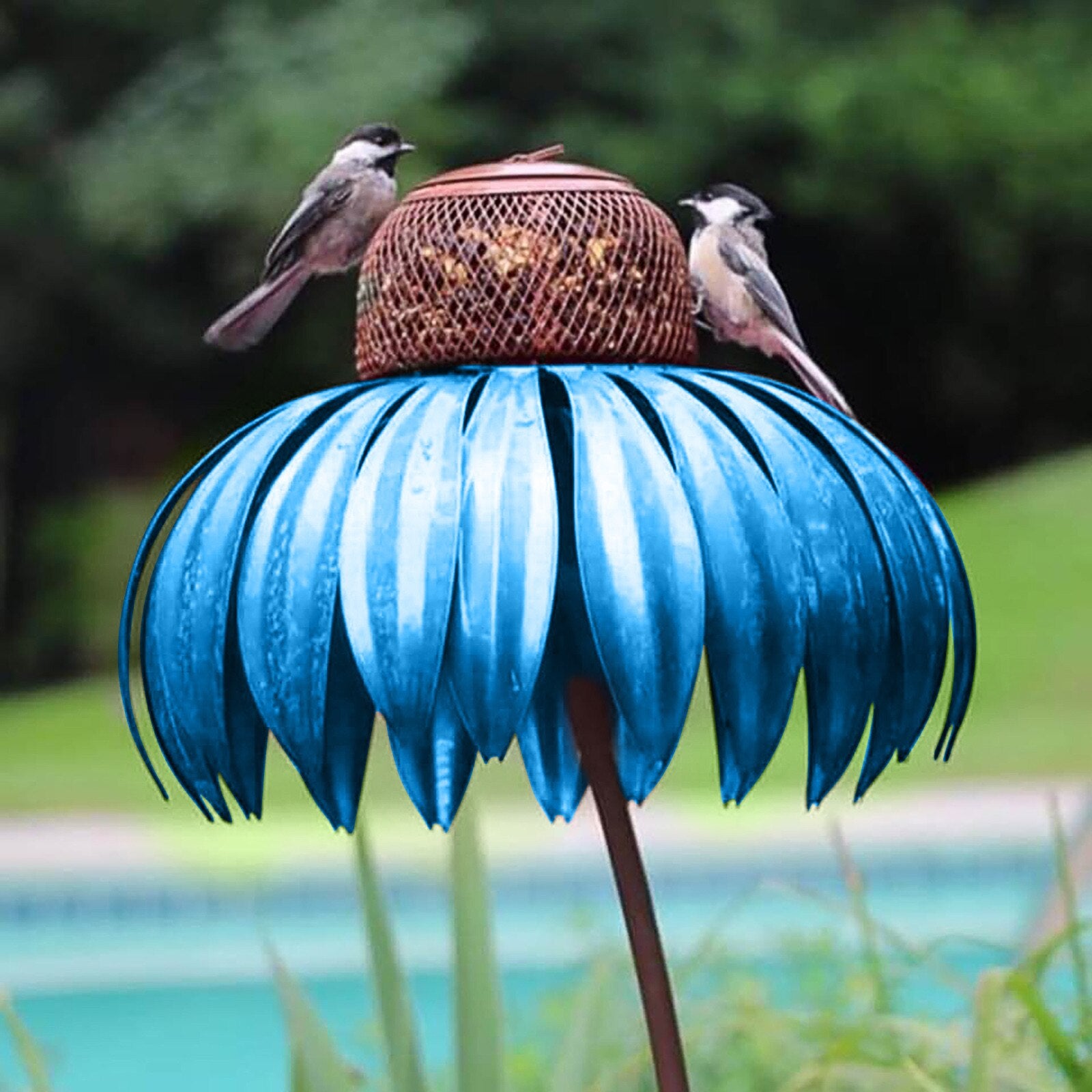 Coneflower Bird Feeder - GlamTron