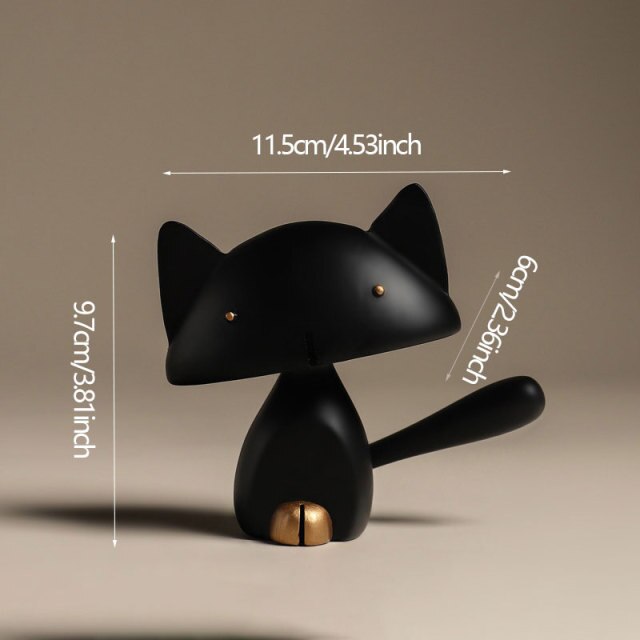 Travi Cat Figurines - GlamTron