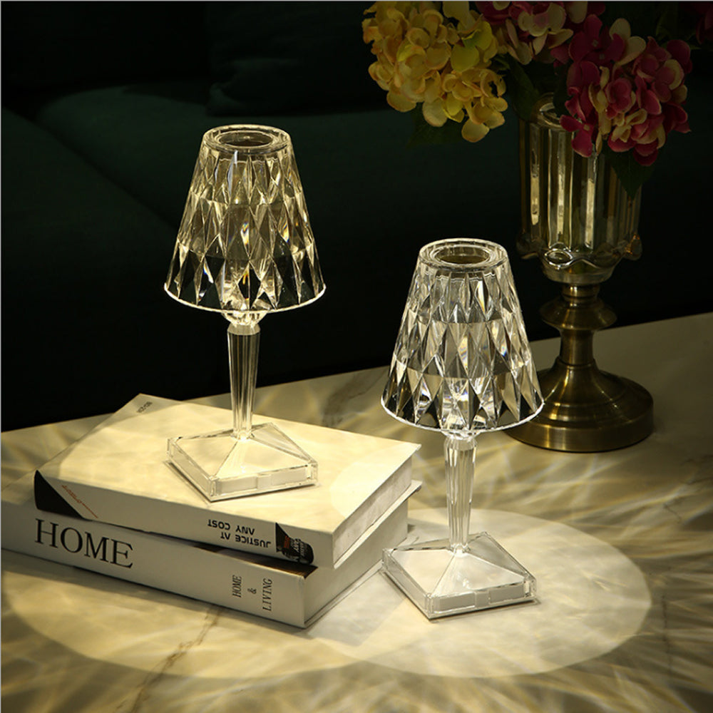 Diamond-Style Table Lamp