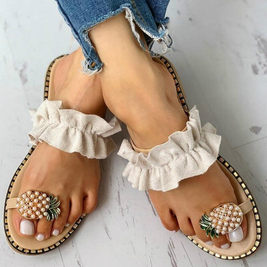 Women Summer Pineapple Slippers