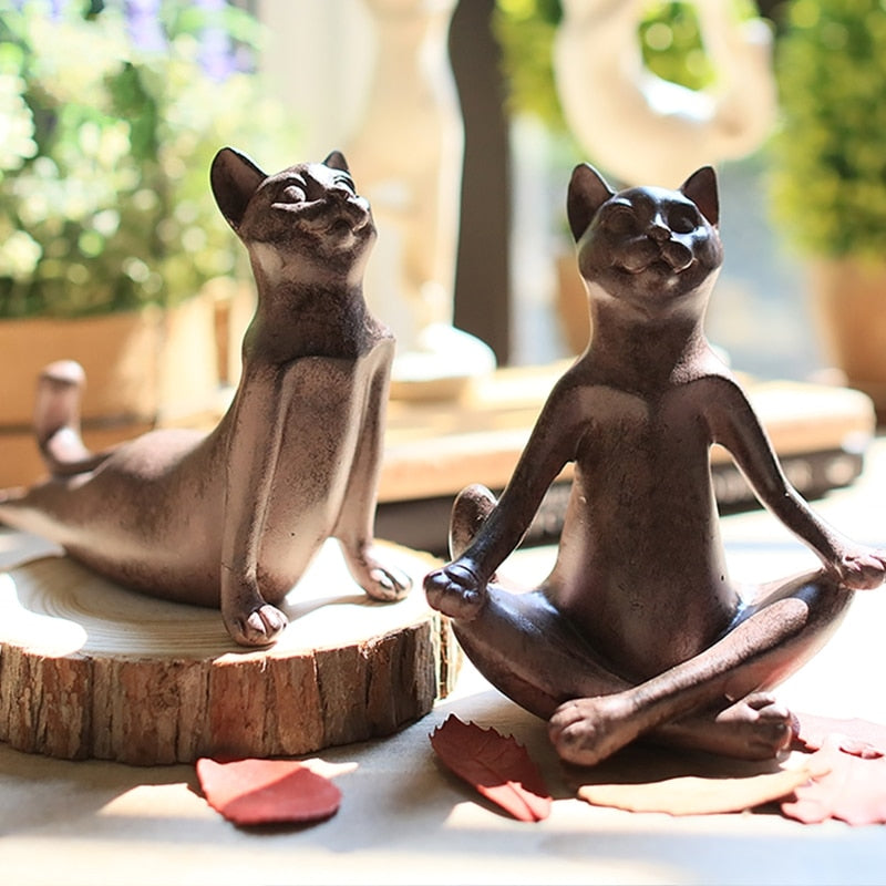 Yoga/Meditation Cat - GlamTron